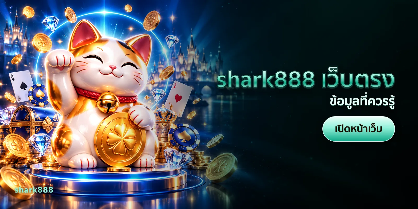 ภาพประกอบบทความ shark888 เว็บตรง — ข้อมูลที่ควรรู้